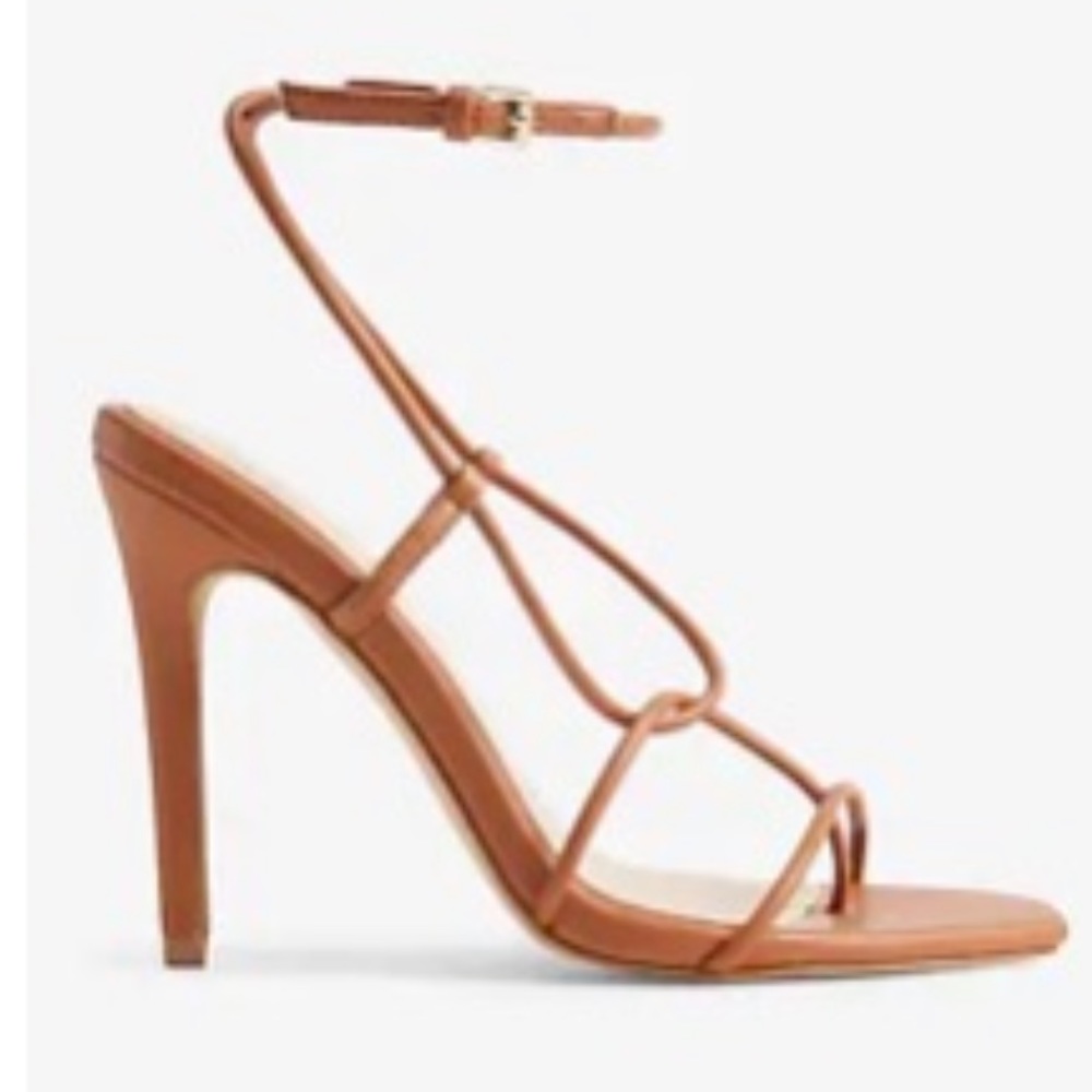 Express strappy cognac heel Brand new (no box)